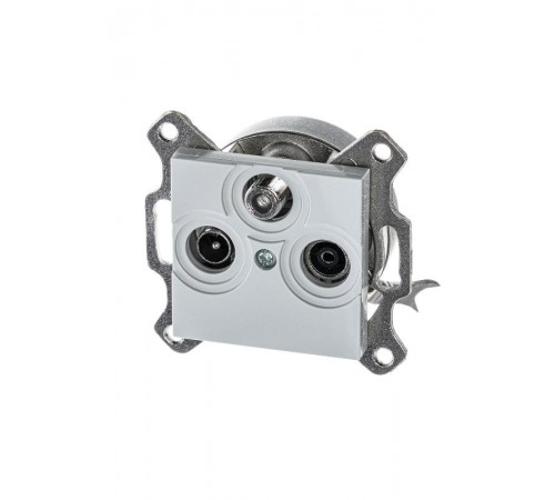 ABB Levit Серый Розетка TV-R-SAT единственная  5011H-A03303 16W  2CHH083303A6016  ABB