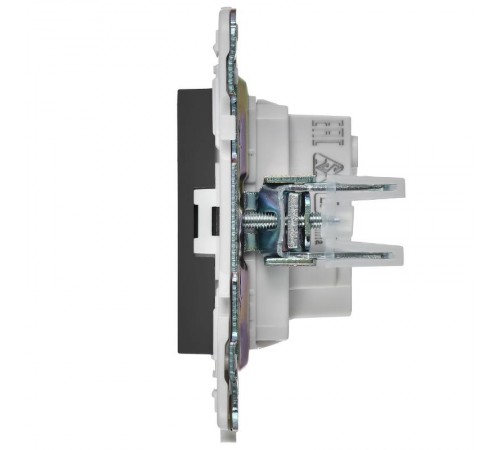 SKANDY Розетка без з/к/ш 10А SK-R02T титан  SK-R10-10-K48  IEK