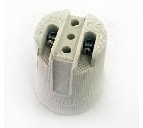 Патрон подвесной керамический Е27 (200 шт), стикер на изделии Пкр27-04-К43  EPC10-04-01-K01  IEK