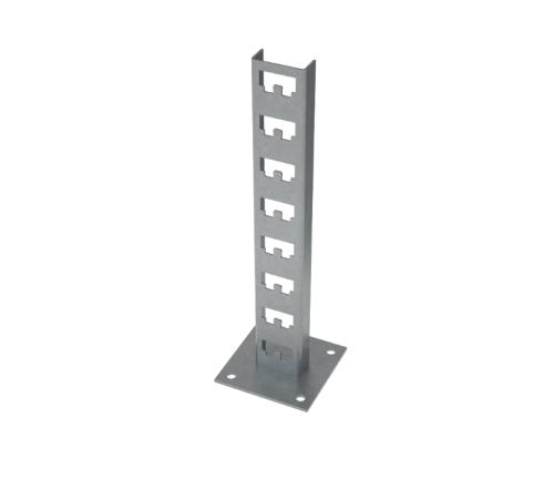 Стойка напольная кабельная L400 s:2,5 мм  NSU400  КМ - профиль