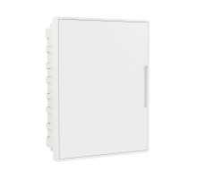 Щиток 24 мод встраиваемый FRAME, белый, с белой дверцей, с 4 шинами PEN (2шт на 8 отв. и 2шт на 6 отв)  F24B1WW  DKC
