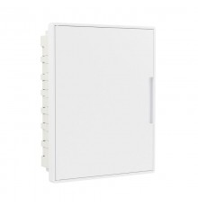 Щиток 24 мод встраиваемый FRAME, белый, с белой дверцей, с 4 шинами PEN (2шт на 8 отв. и 2шт на 6 отв)  F24B1WW  DKC
