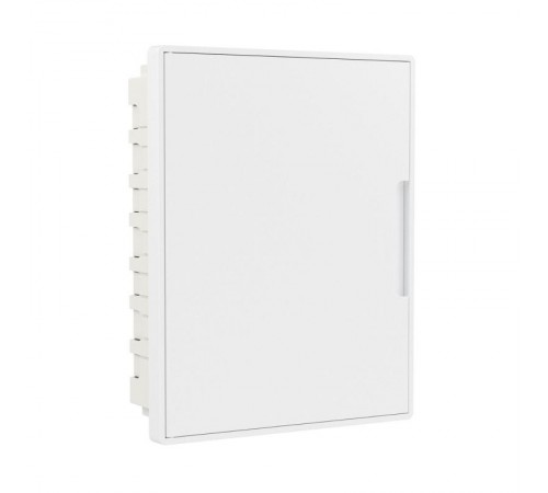 Щиток 24 мод встраиваемый FRAME, белый, с белой дверцей, с 4 шинами PEN (2шт на 8 отв. и 2шт на 6 отв)  F24B1WW  DKC
