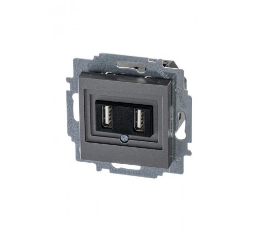 ABB Levit Сталь USB зарядка 2-ая  5014H-A00040 69W  2CHH290040A6069  ABB