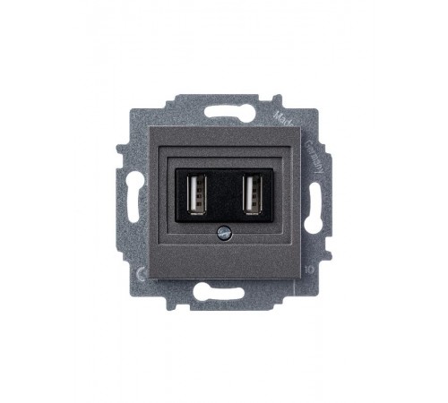 ABB Levit Сталь USB зарядка 2-ая  5014H-A00040 69W  2CHH290040A6069  ABB