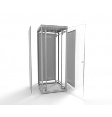 Шкаф напольный WZ-ECOD-42U8010-12AA-01-0000-011 19",ECO-LINE,42U,1988х800х1000мм,стек.пер.дв.,ст.зад.и бок.пан.,сер.(RAL 7035)разобр. 376733  Zpas