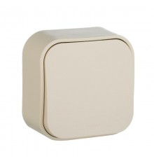 Quteo Слоновая кость Выключатель 1-клавишный 10А  782230  Legrand