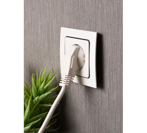 Стокгольм Механизм Розетки 1-местной б/з 10 А белый с защ. штор. PROxima  EYR10-022-10  EKF