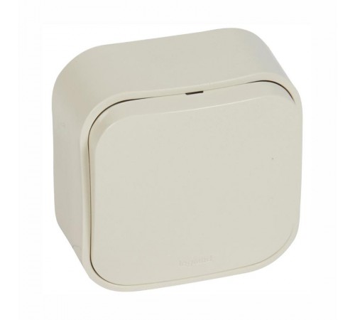 Quteo Слоновая кость Переключатель 1-клавишный 10А  782234  Legrand