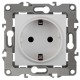 Розетка 12-2101-01 с заземлением, 16АХ-250В,  белый  Б0014675  ЭРА