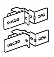 Комплект из 2 суппортов для монтажа лотка Lina 25 - XL3 800/XL3 4000 - 24 модуля  020570  Legrand