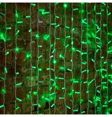 Гирлянда "Светодиодный Дождь" 2х1,5м, постоянное свечение, белый провод, 230 В, диоды ЗЕЛЁНЫЕ, 360 LED  235-114  NEON-NIGHT