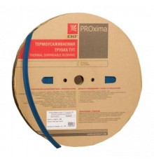 Термоусаживаемая трубка ТУТ нг 100/50 синяя рулон PROxima  tut-100-g  EKF