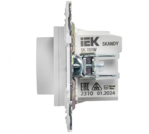 SKANDY Термостат электронный с индикацией SK-T01W арктический белый  SK-RT11-K01  IEK