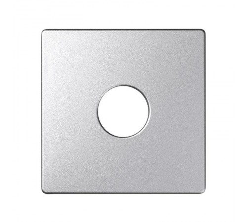 Simon 82 Накладка на аудиорозетку для подключения одной аудиоколонки, S82 Detail алюминий  82057-93  Simon