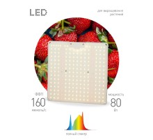 Фитопрожектор для растений светодиодный 80Вт FITO-80W-LED-QB Quantum board  Б0053285  ЭРА
