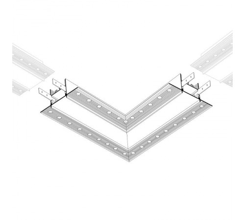 Угол SL-LINIA45-FANTOM (arlight, Металл)  030106  Arlight