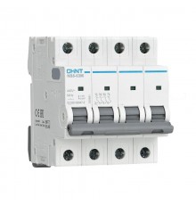 Выключатель автоматический  NB8-63M 4P 10А 10кА х-ка K без тепл. расцеп. (R)  320867  CHINT