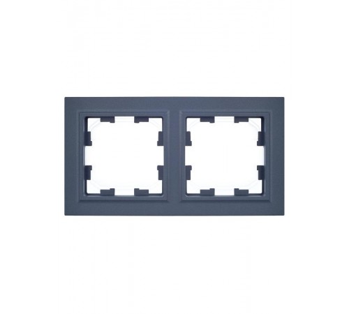 BRITE Рамка 2-ая IP44 РУ-2-БрМ-44 маренго  BR-M22-44-K35  IEK