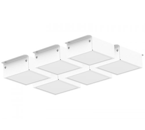 Светильник светодиодный встраиваемый в Грильято 100х100 мм TLGD06 OL ECP 105х105х41мм 48Вт 4000K 3720Лм IP20 опал  21774  TechnoLux