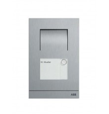 Станция вызова, аудио, одноклавишная, сталь  M21011P1-S  ABB