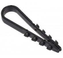 Дюбель-хомут 5х10мм круг. каб. нейл. черн. (100шт) GENERICA  UDH13-05-10-100-K02-G  GENERICA