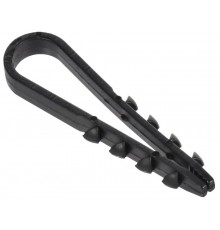 Дюбель-хомут 5х10мм круг. каб. нейл. черн. (100шт) GENERICA  UDH13-05-10-100-K02-G  GENERICA