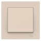 AtlasDesign Бежевый Выключатель 1-клавишный сх.1, 10АХ, (в сборе с рамкой)  ATN000212  SE
