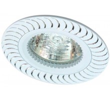 Светильник точечный встраиваемый под лампу GS-M392S MR16 50W G5.3 серебро  17927  FERON