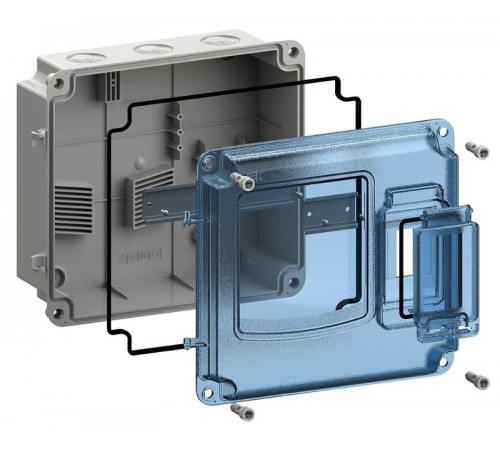 Корпус пластиковый навесной ЩУРн-П 1/3 IP66 PC (250х285х109мм)  MSP1-N-03-55  IEK