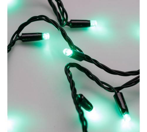 Светодиодная гирлянда ARD-STRING-CLASSIC-10000-BLACK-100LED-STD GREEN (230V, 7W)  025800  Arlight