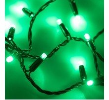 Светодиодная гирлянда ARD-STRING-CLASSIC-10000-BLACK-100LED-STD GREEN (230V, 7W)  025800  Arlight