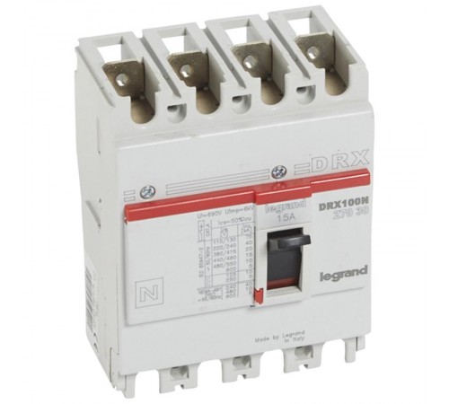 DRX125 термомагнитный 20A 4П 20KA  027031  Legrand