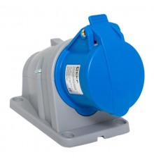 Розетка стационарная наружная 113 2Р+РЕ 16А 220В IP44 EKF PROXIMA  ps-113-16-220-PRO  EKF