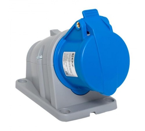 Розетка стационарная наружная 113 2Р+РЕ 16А 220В IP44 EKF PROXIMA  ps-113-16-220-PRO  EKF