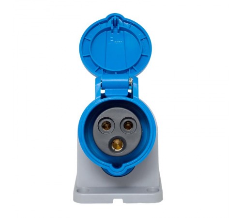 Розетка стационарная наружная 113 2Р+РЕ 16А 220В IP44 EKF PROXIMA  ps-113-16-220-PRO  EKF