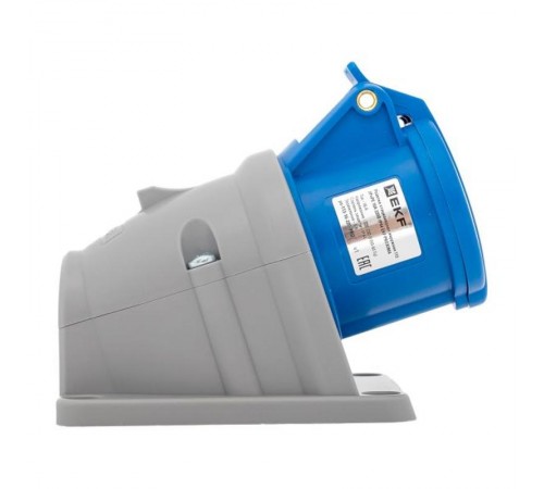 Розетка стационарная наружная 113 2Р+РЕ 16А 220В IP44 EKF PROXIMA  ps-113-16-220-PRO  EKF