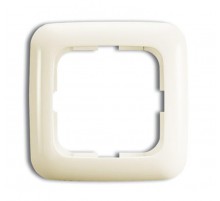 Рамка 1-постовая, серия Busch-Duro 2000 SI, цвет слоновая кость  1725-0-1463   2CKA001725A1463  ABB