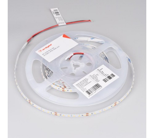 Лента светодиодная NT-A120-8mm 24V White6000 (9.6 W/m, IP20, 3528, 5m) (arlight, Открытый)  033525  Arlight