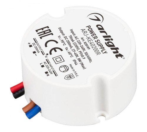 Блок питания ARJ-KE40200R (8W, 200mA, PFC)  028189  Arlight