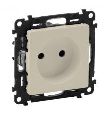 Valena LIFE DIY Сл.кость Розетка б/з, со шторками, безвинт зажим  753516  Legrand