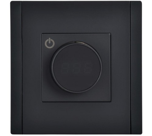 FORTE&PIANO Термостат электронный с индикацией FP152 черный  FP-RT11-K02  IEK