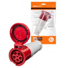 Розетка 235 переносная 3Р+РЕ+N 63А 380В IP54   SQ0603-0018  TDM