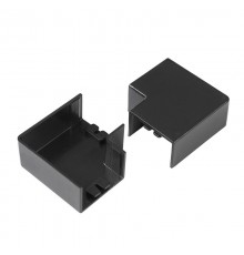 Поворот на 90 градусов 15х10 черный (4 шт/комп) для кабельного канала  PR08.12893  Промрукав