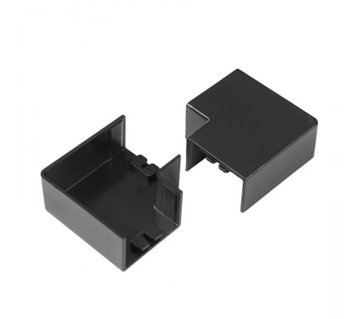 Поворот на 90 градусов 25х16 черный (4 шт/комп) для кабельного канала  PR08.12908  Промрукав