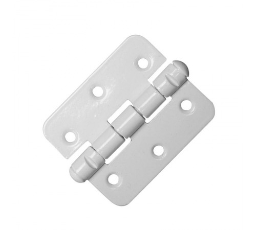 Петля накладная универсальная ПН5-40 белая (1 шт) - пакет   138862  Tech-KREP