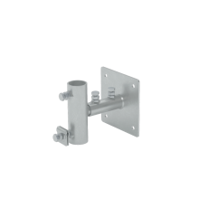 Кронштейн бокового крепления молниезащитной мачты М42 мм с держателем для прутка  5-10 мм HD  KBK-M42 HD  КМ-профиль