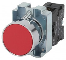 Кнопка управления LAY5-BA42 без подсветки красная 1р (20/200/8000)  Б0045667  ЭРА