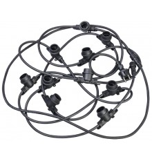 Белт-лайт 10м 20 IP65 черный 2м 230В тр.  LGDU601-0-020-10-B-S-65  IEK