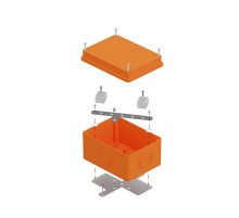 Коробка огнестойкая для о/п 40-0351-FR10.0-4 E15-E120 для о/п RAL2004 150х110х90 (6 шт/кор)  40-0351-FR10.0-4  Промрукав